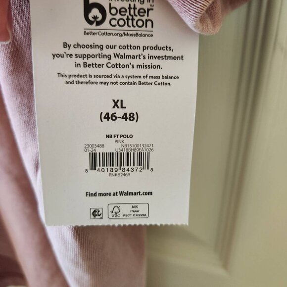 No Boundaries Men's Oversized Fit Polo Shirt XL (46-48) - Picture 4 of 10